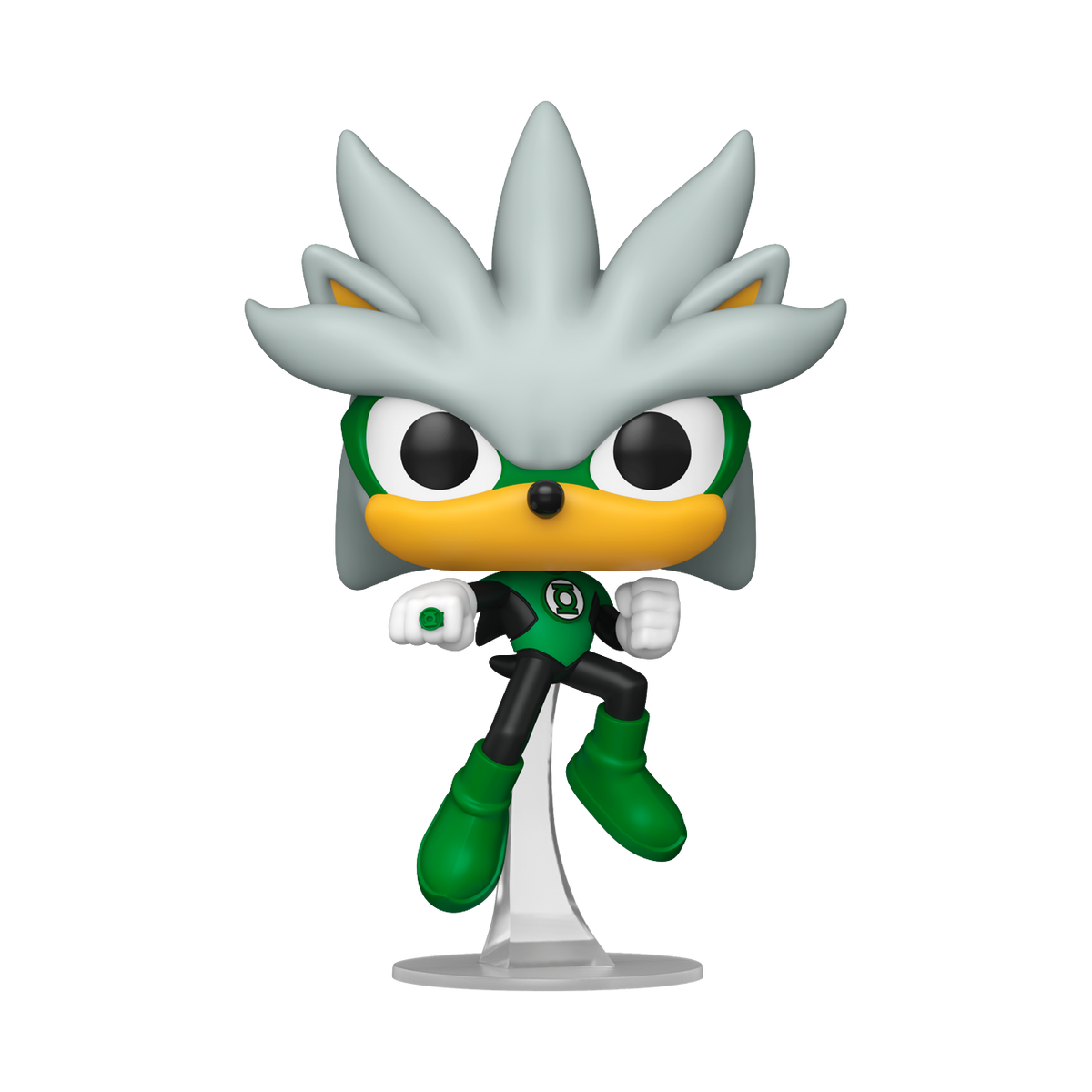 Funko Pop! Justice League & Sonic- Silver As Green Lantern