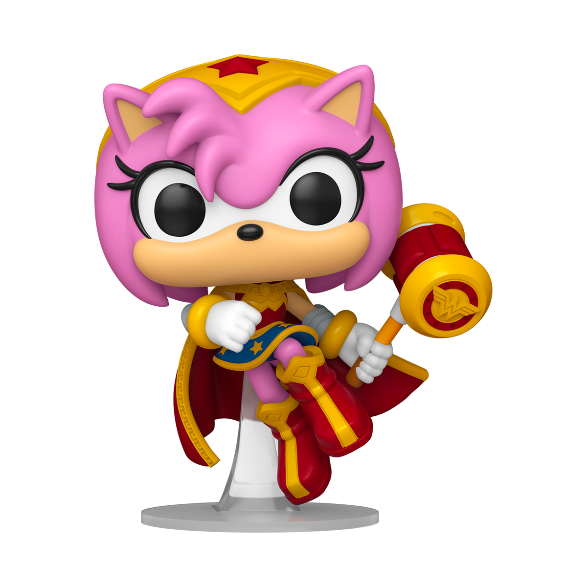 Funko Pop! Justice League & Sonic- Amy As Wonder Woman