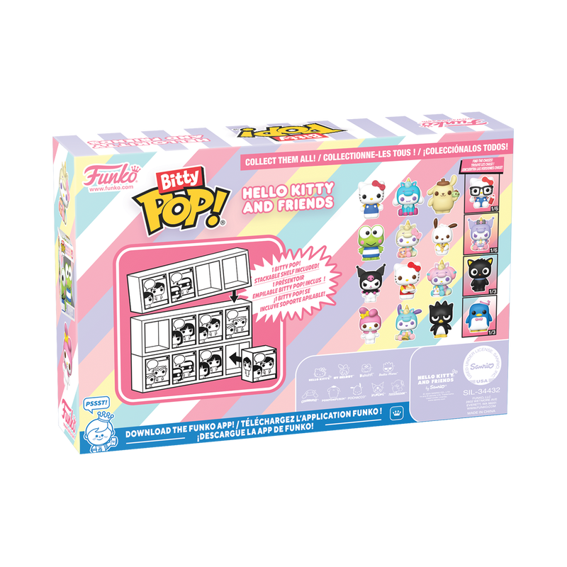 Funko Bitty Pop! Sanrio Hello Kitty and Friends Hello Kitty Mini-Figure 4-Pack