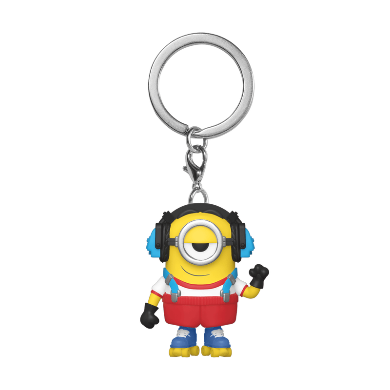 Funko Pop! Keychain: Minions: The Rise of Gru - Roller Skating Stuart