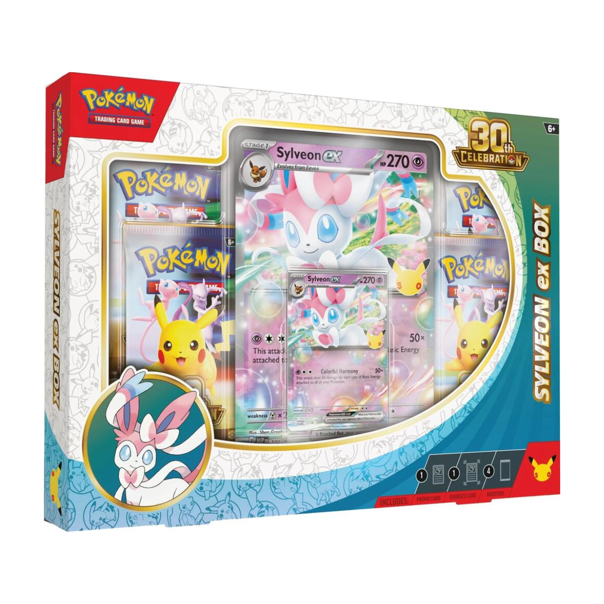 Pokémon TCG: 30th Celebration Sylveon ex Box