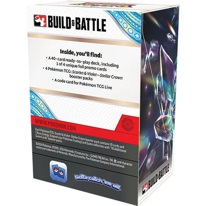 Pokémon TCG: Scarlet & Violet 07 Stellar Crown- Build & Battle Box
