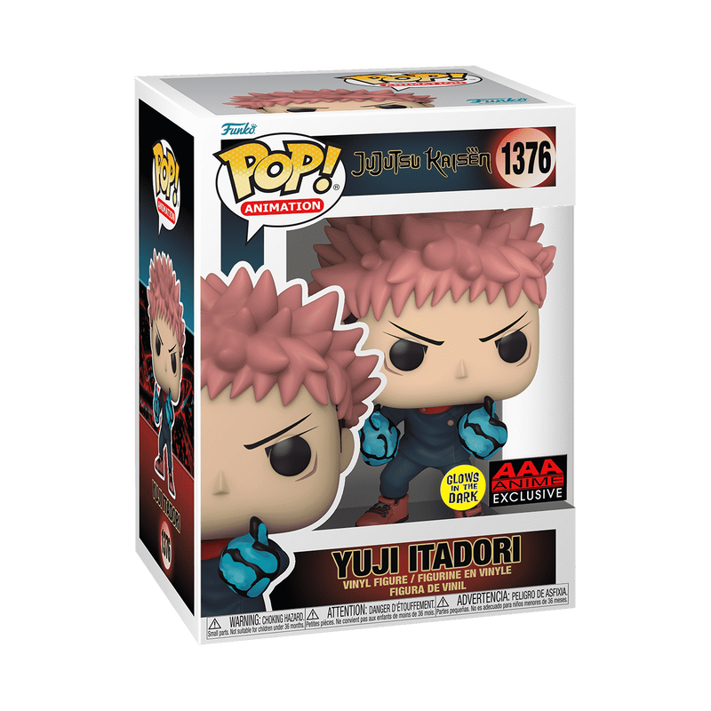 Funko Pop! Jujutsu Kaisen - Yuji Itadori Glow (AAA Anime)