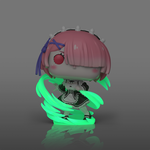 Funko Pop! PLUS - Re: ZERO - Starting Life in Another World - Ram Wind Magic Glow (Chalice Collectibles)
