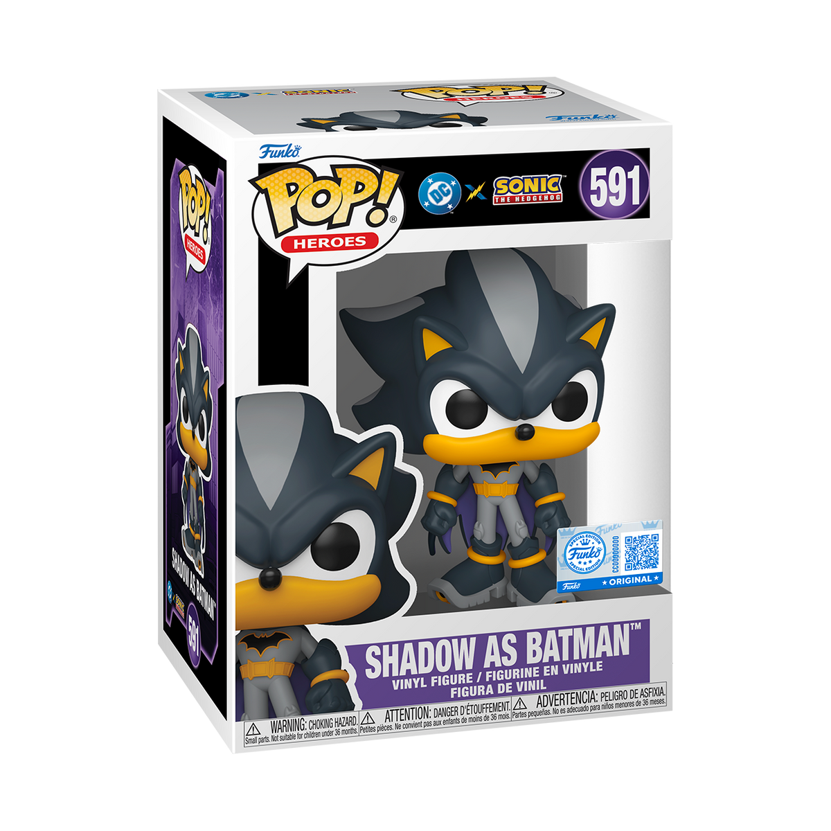 Funko Pop! Justice League & Sonic- Shadow As Batman