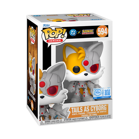 Funko Pop! Justice League & Sonic- Tails As Cyborg