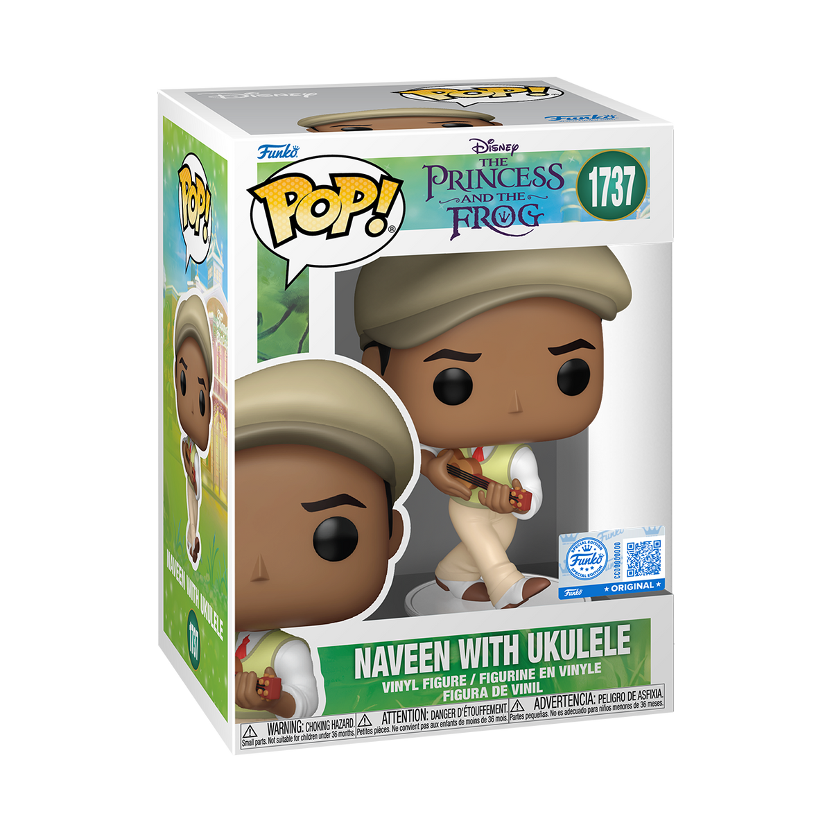 Funko Pop! Disney The Princess And The Frog - Naveen With Ukulele (Specialty Series)