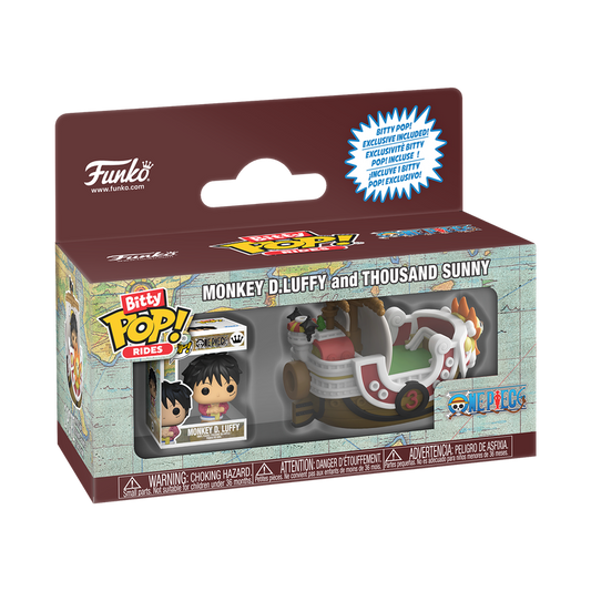 Funko Bitty Pop! Ride- One Piece - Luffy With Thousand Sunny
