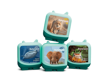 Animal World Record Breakers Pocket Tonies - 4 Pack