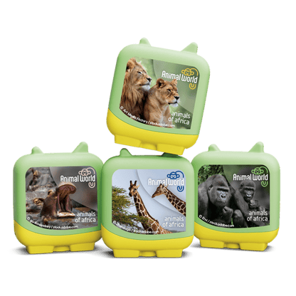 Animal World Animals of Africa Pocket Tonies - 4 Pack