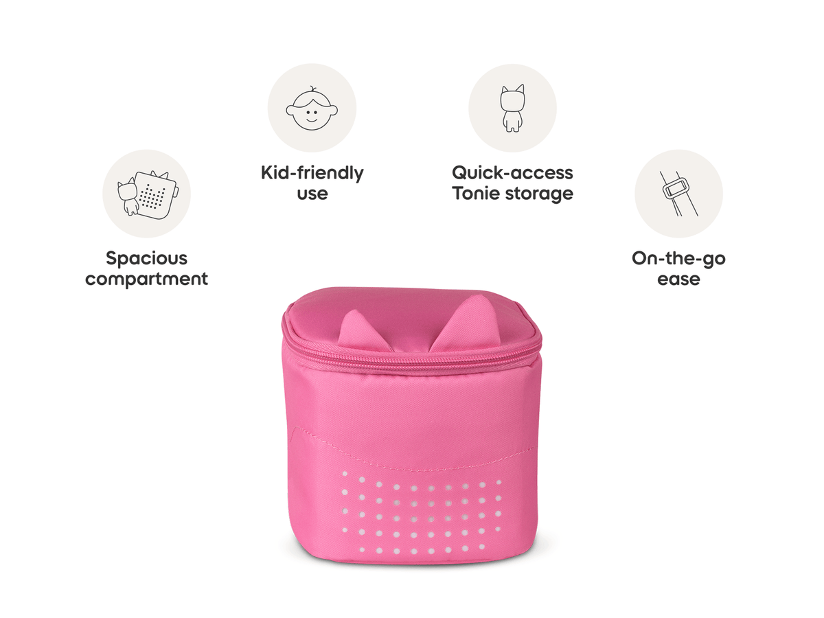 Toniebox Lite Backpack: Berry Pink