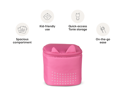 Toniebox Lite Backpack: Berry Pink