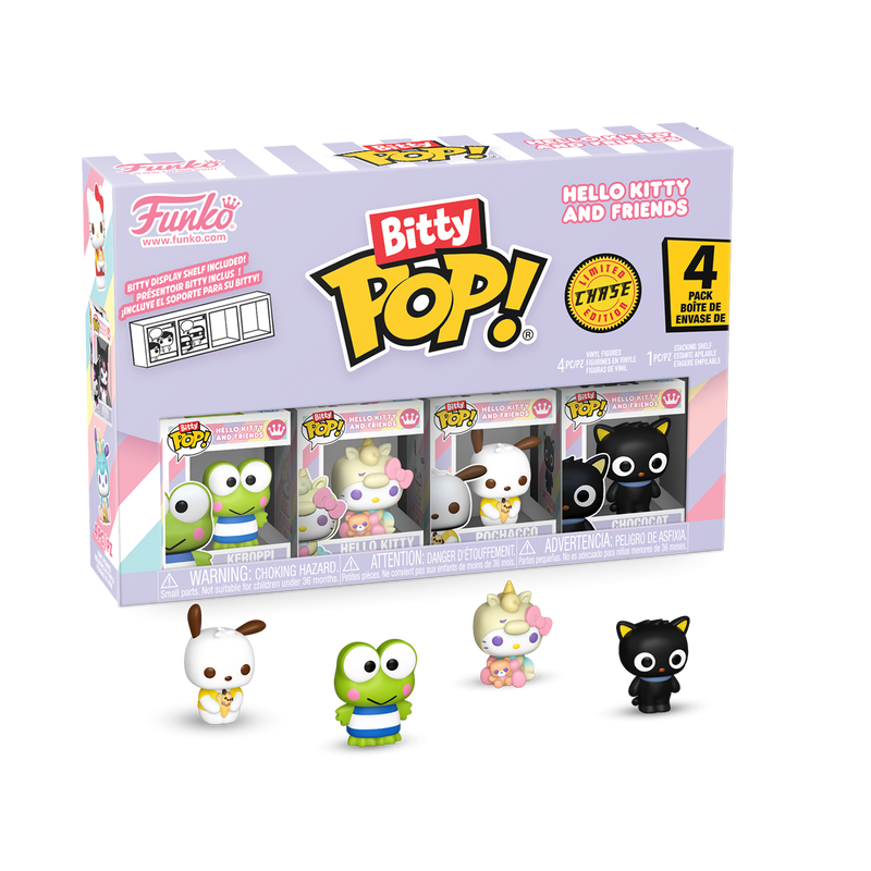 Funko Bitty Pop! Sanrio Hello Kitty and Friends  Keroppi Mini-Figure 4-Pack