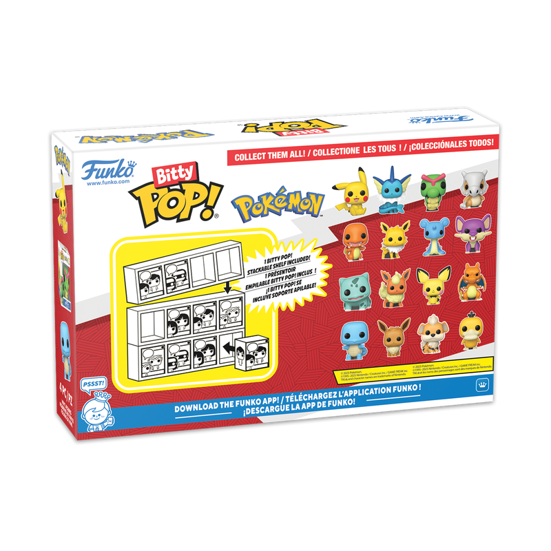 Funko Bitty Pop! Pokemon Squirtle Mini-Figure 4-Pack