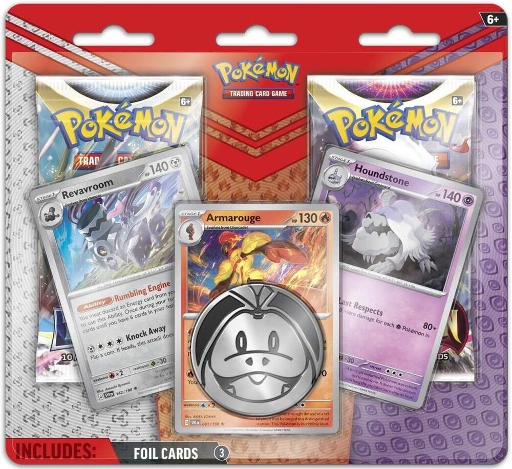 Pokémon TCG: Enhanced 2-Pack Blister [Armarouge, Revavroom & Houndstone]