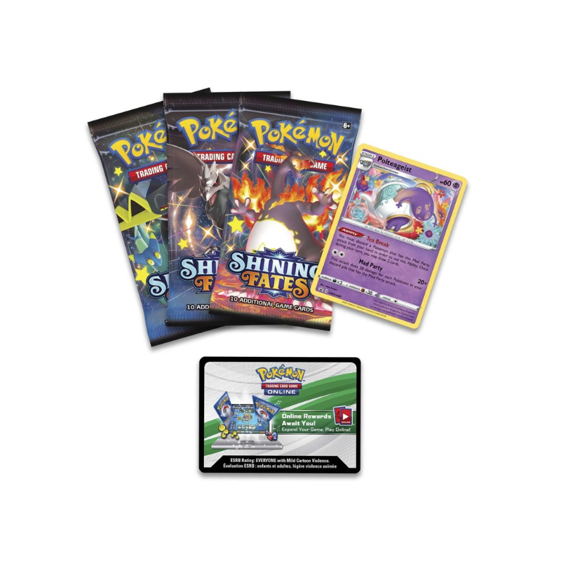 Pokémon TCG: Shining Fates Mad Party Pin Collection [Polteageist]