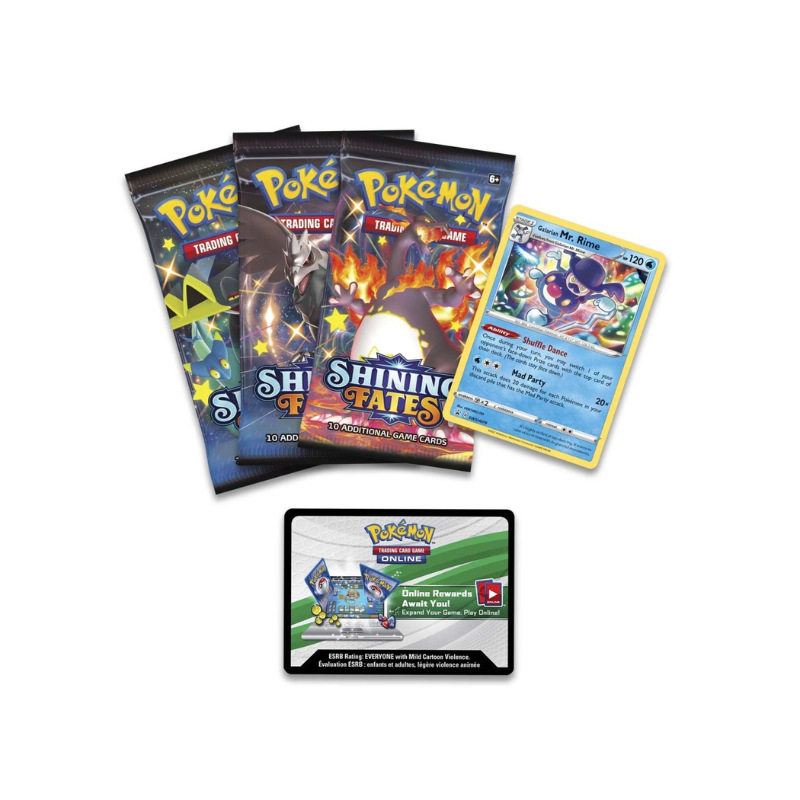 Pokémon TCG: Shining Fates Mad Party Pin Collection [Galarian Mr. Rime]