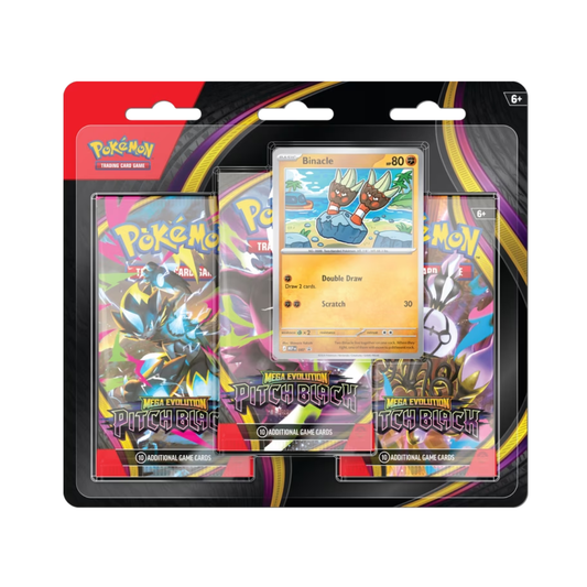 Pokémon TCG: Mega Evolution 05 Pitch Black - 3-Pack Blister