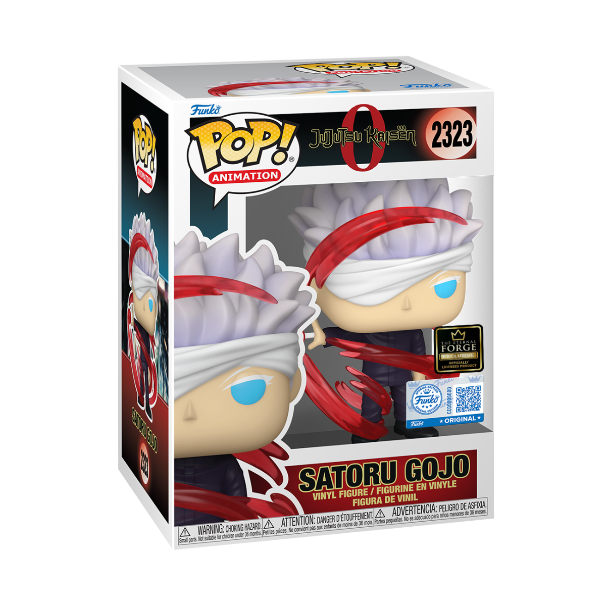 Funko Pop! Jujutsu Kaisen 0 - Satoru Gojo Reversal Red (The Eternal Forge Exclusive)