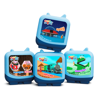 Numberblocks Pocket Tonies - 4 Pack