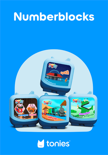 Numberblocks Pocket Tonies - 4 Pack