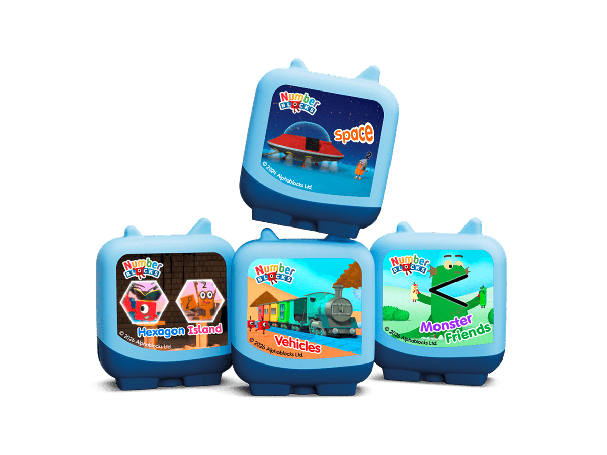 Numberblocks Pocket Tonies - 4 Pack