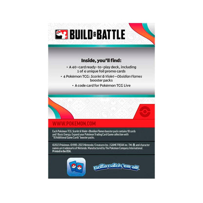 Pokémon TCG: Scarlet & Violet 03 Obsidian Flames- Build And Battle Box