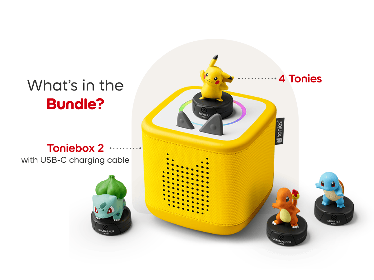 Pokémon Toniebox 2 Set – Lightning Yellow