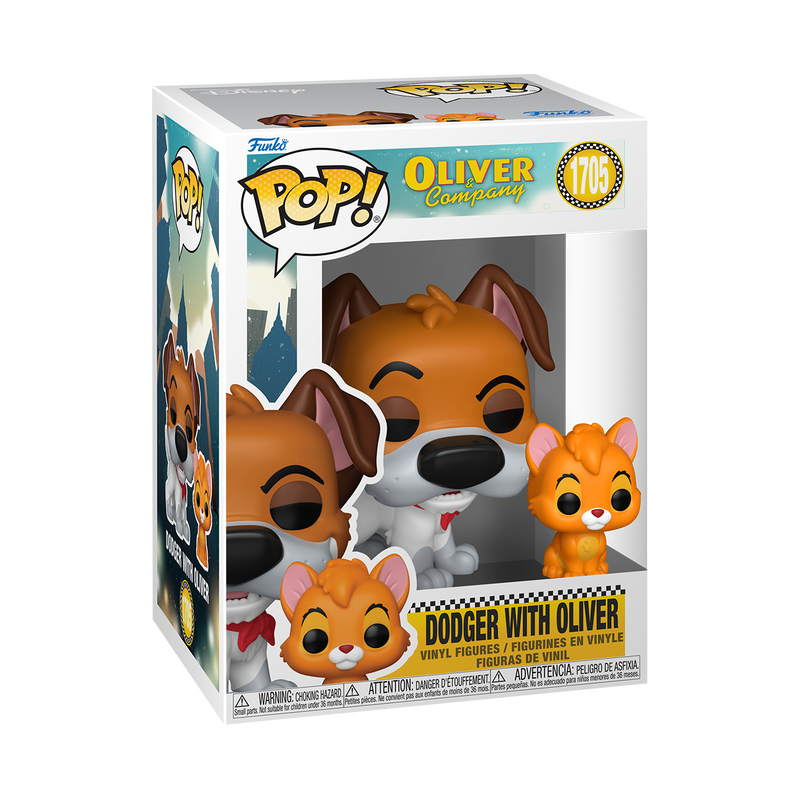 Funko Pop! Oliver & Company - Dodger With Oliver