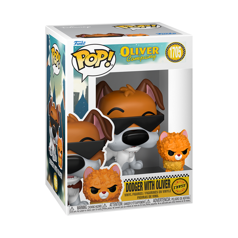 Funko Pop! Oliver & Company - Dodger With Oliver Chase