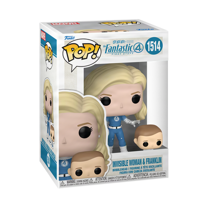 Funko Pop! Marvel - The Fantastic Four: First Steps -  Invisible Woman & Franklin