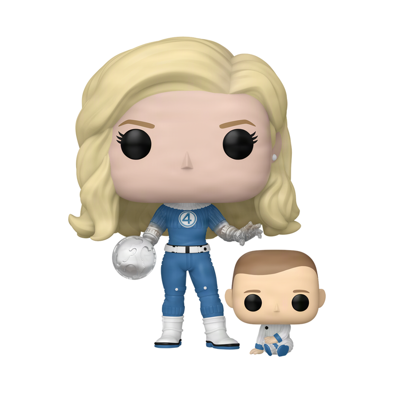 Funko Pop! Marvel - The Fantastic Four: First Steps -  Invisible Woman & Franklin
