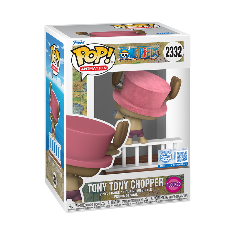 Funko Pop! One Piece - Chopper Going Merry Flocked (Entertainment Earth)
