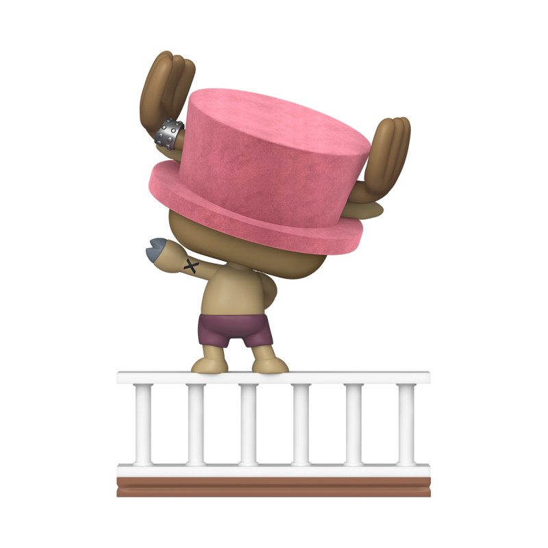 Funko Pop! One Piece - Chopper Going Merry Flocked (Entertainment Earth)
