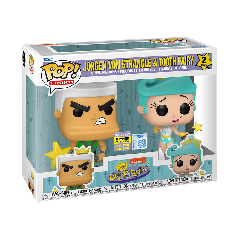 Funko Pop! The Fairly OddParents - Jorgen Von Strangle & Tooth Fairy (SDCC)