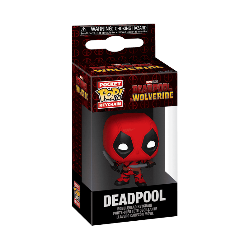 Funko Pop! Keychain: Marvel Deadpool & Wolverine - Deadpool with Swords