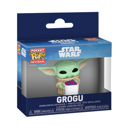 Funko Pop! Keychain: Star Wars - Grogu with Snack