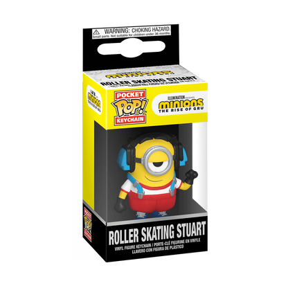 Funko Pop! Keychain: Minions: The Rise of Gru - Roller Skating Stuart