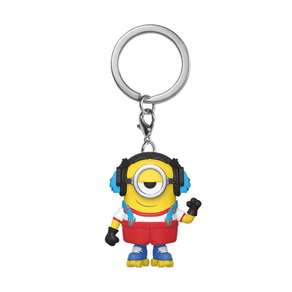 Funko Pop! Keychain: Minions: The Rise of Gru - Roller Skating Stuart