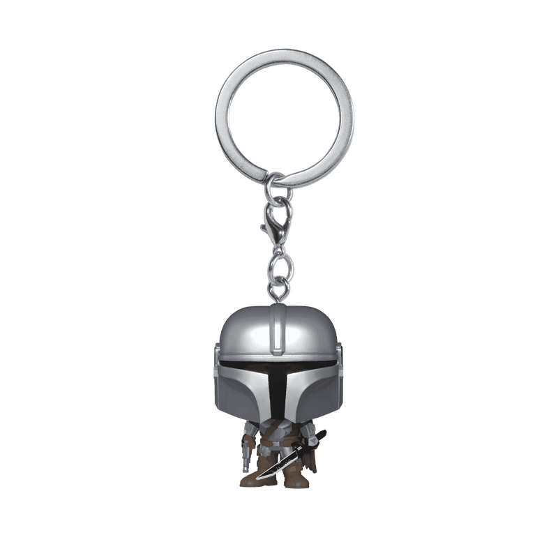 Funko Pop! Keychain Star Wars The Mandalorian With Darksaber