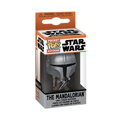 Funko Pop! Keychain Star Wars The Mandalorian With Darksaber
