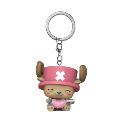 Funko Pop! Keychain: One Piece - Chopper With Cotton Candy (Gamestop)