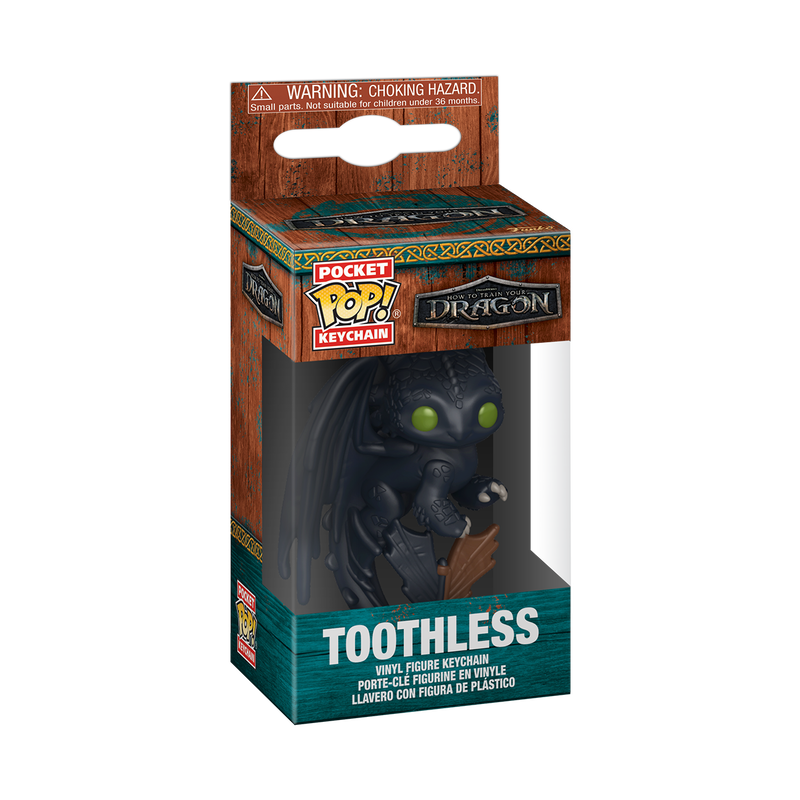 Funko Pop! Keychain:  How to Train Your Dragon Live Action - Toothless