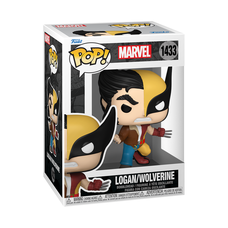 Funko Pop!  Marvel -  Logan/Wolverine Split