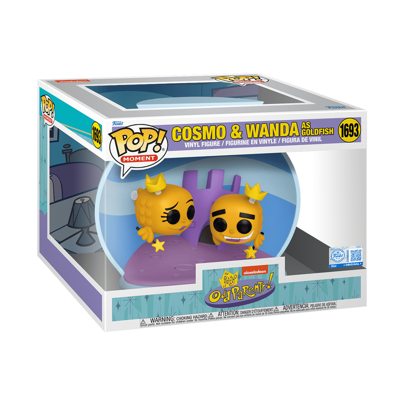 Funko Pop! Moment Fairly OddParents - Cosmo & Wanda as Goldfish (Special Edition)