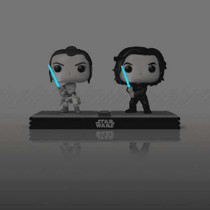 Funko Pop! Moment Star Wars - Rey & Kylo Ren Glow (Target)