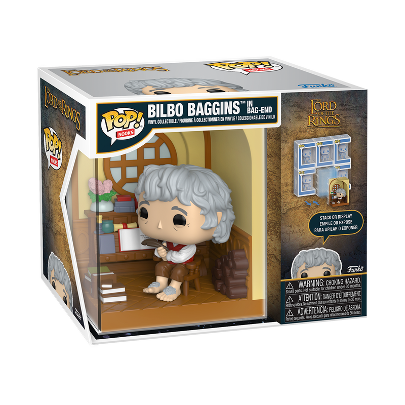 Funko Pop! Nooks The Lord of The Rings - Bilbo Baggins in Bag-End