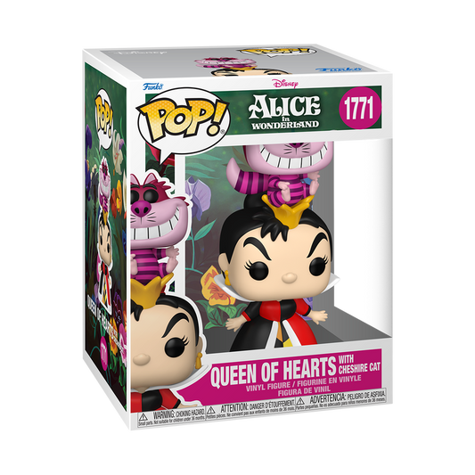 Funko Pop! Premium Disney - Queen of Hearts with Cheshire Cat