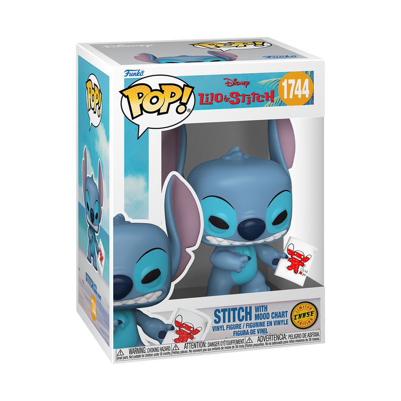 Funko Pop! Disney - Stitch with Mood Chart Chase