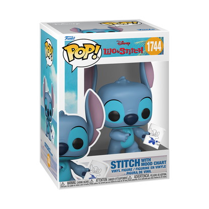 Funko Pop! Disney - Stitch with Mood Chart